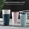 Bathroom Tumbler, 450ml/15.8oz Plastic Tumbler, Nordic Style Design, Strong And Drop-resistant, Suitable For Adults, Teenagers And Children. 4pcs (812