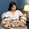 Cute Artificial Sloth Doll Plush Toy Little Sloth Doll Child Soothing Rag Doll Girl Birthday Gift