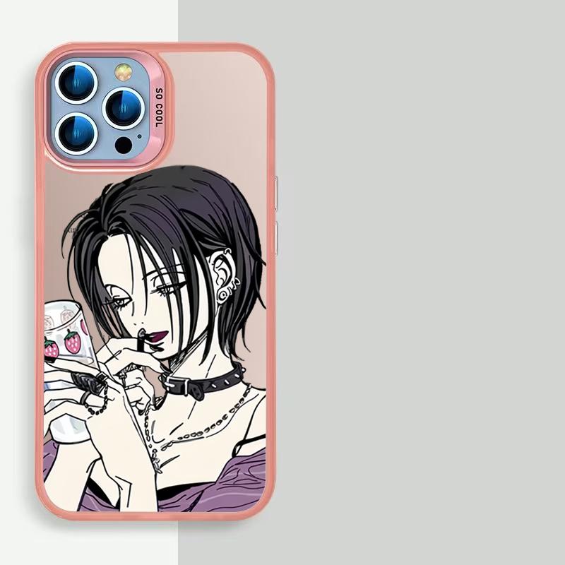 Чехол для телефона Nana Anime для iPhone 16 11 12 13 14 15 Pro Max Plus 7 8 X Xr Xs Anti-Drop Shockprooll с твердой задней крышкой