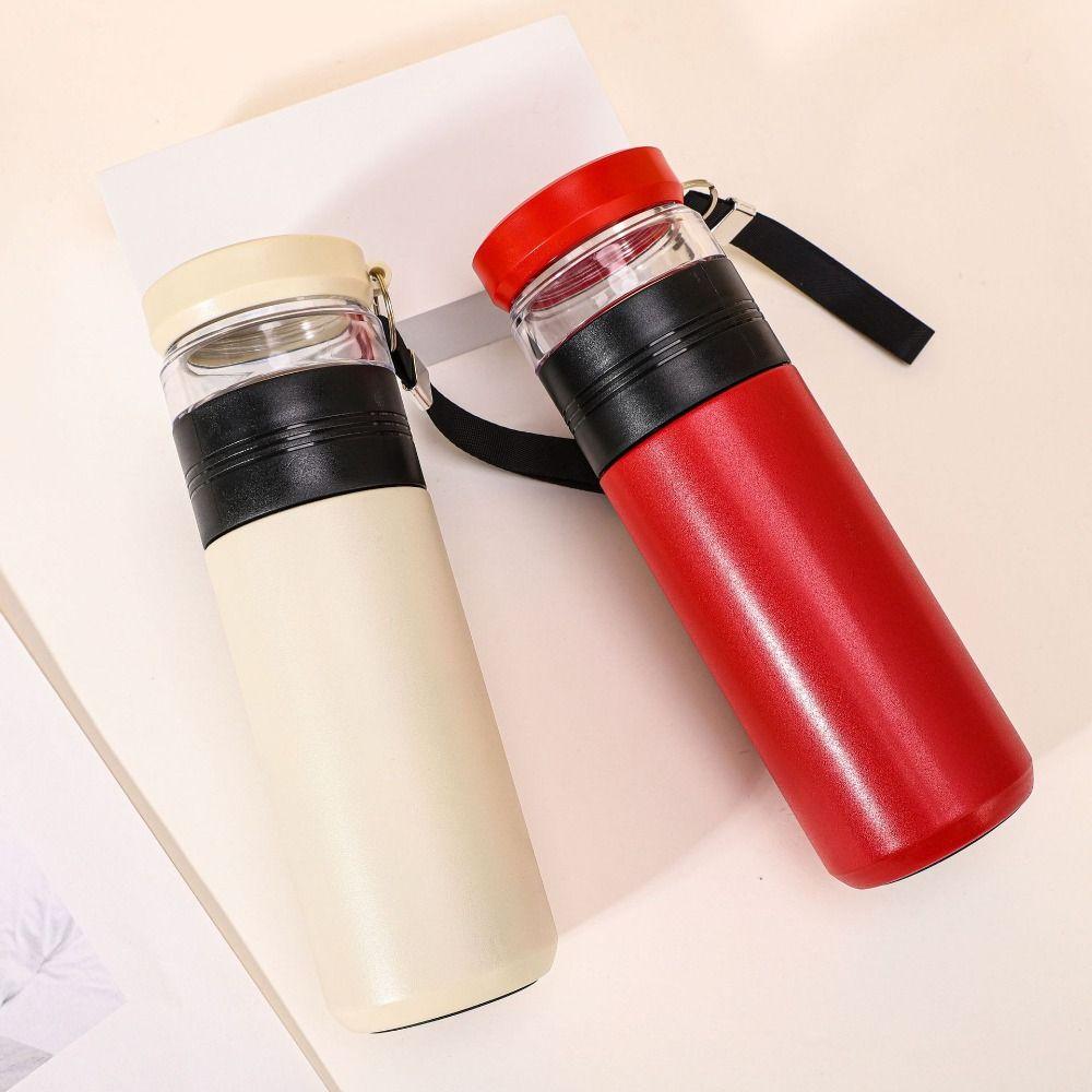 Stainless Steel Insulated Cup Leak-Proof Tea Infuser Bottle New Vacuum Mug