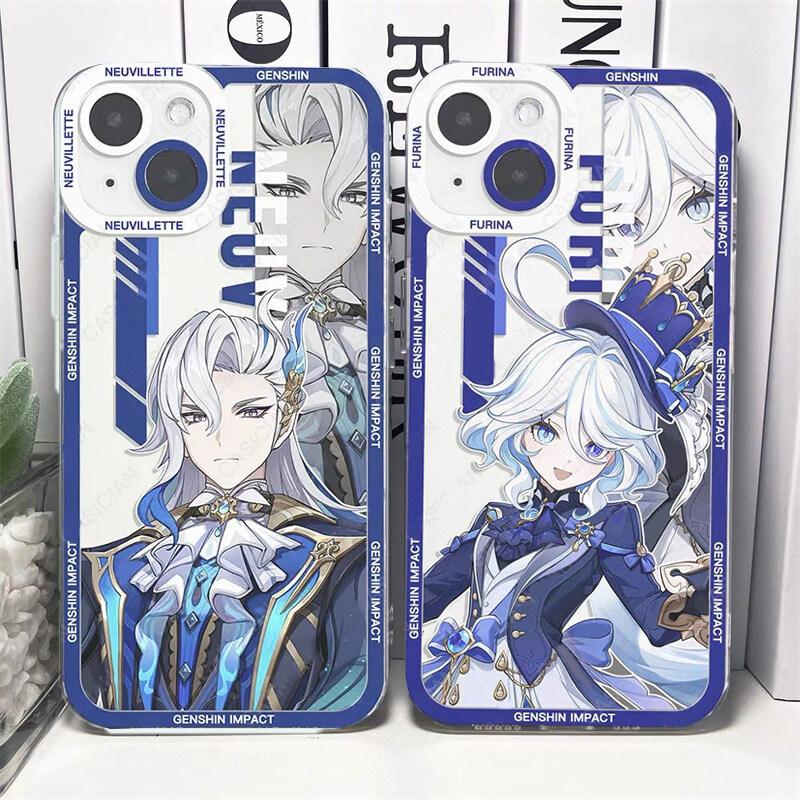 Чехол для телефона Genshin Impact для Samsung S25 S24 S20 S21 S22 S23 Plus Ultra S20 S21 S23 FE A16 Странник Невлетт Фурина