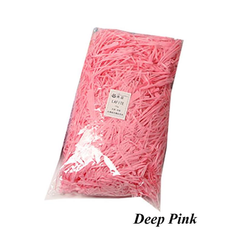 100 г цветной гофрированной бумаги из рафии, измельченной конфетти, наполнитель для подарочной коробки на день рождения, свадебная вечеринка, декор для упаковки своими руками
