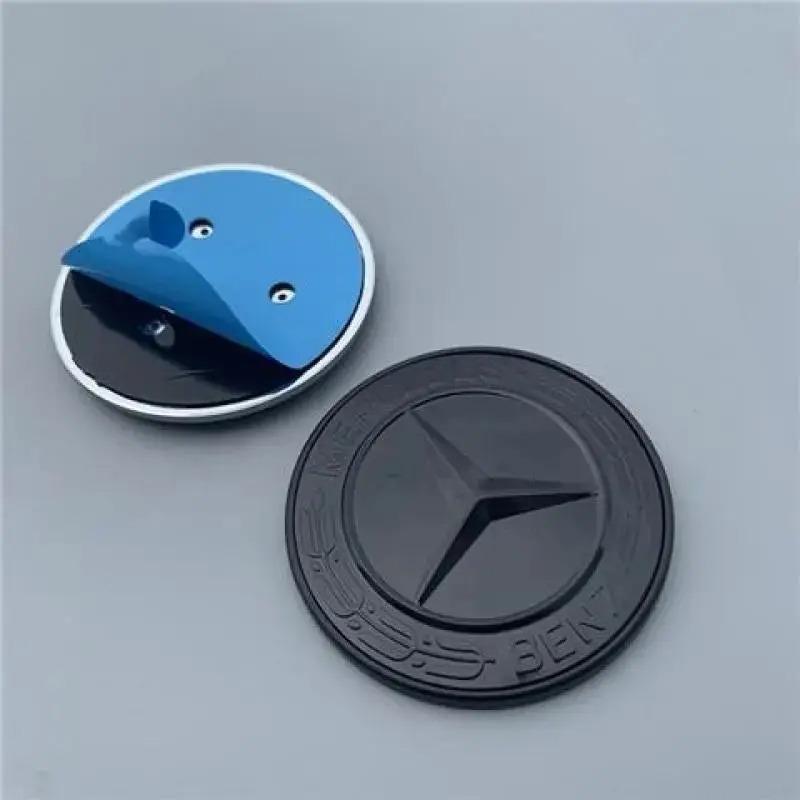 57mm Star Flat Hood Bonnet Logo Mercedes-Benz AMG Emblem Badge Stickers W204 W124 W201 W202 W212 W220 W205 Automobile Accessory