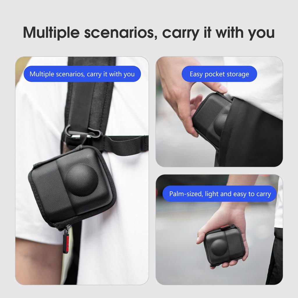 Мини-сумка для DJI Osmo 360 Сумка для хранения Защитный кейс Чехол для переноски Дорожная сумка для аксессуаров камеры DJI Osmo 360