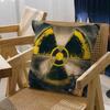 Attention Radiation Symbol Lucky Dragon pillow cover sofa cushion cover home room decoration children gift