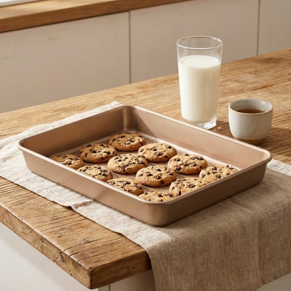 Non-Stick Square Baking Pan Multisize Bakeware Tools Easy Cleaning Cake Mold Tray Cake Baking