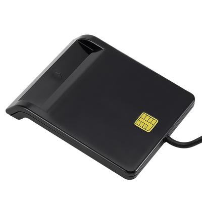 Портативный USB 2.0 считыватель смарт-карт DNIE ATM CAC IC ID банковских карт SIM-карт клонер разъем для Windows Linux