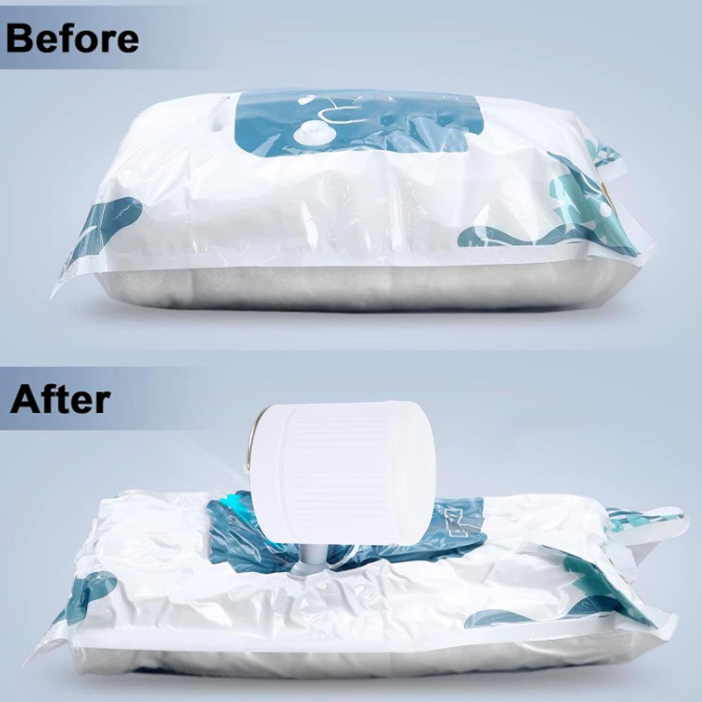 Мини воздушный насос для надувных изделий Быстрое надувание/сдувание Портативный мини насос для надувного матраса со светодиодной подсветкой для игрушек для бассейна, спальных ковриков, плавательных кругов