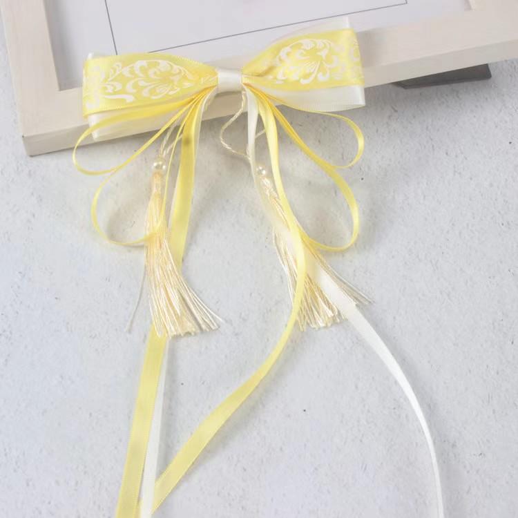 1 шт., длинные ленты в древнем стиле, головной убор, заколка для волос, бант, китайский бант, заколки для волос, свадебные, свадебные