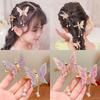 Butterfly Hairpin Headwear Flying Barrette Hair Clip Shiny Hair Clips Tassel Butterfly Hairpin