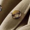 Women's Mid-Length 100% Wool Double-Sided Coat