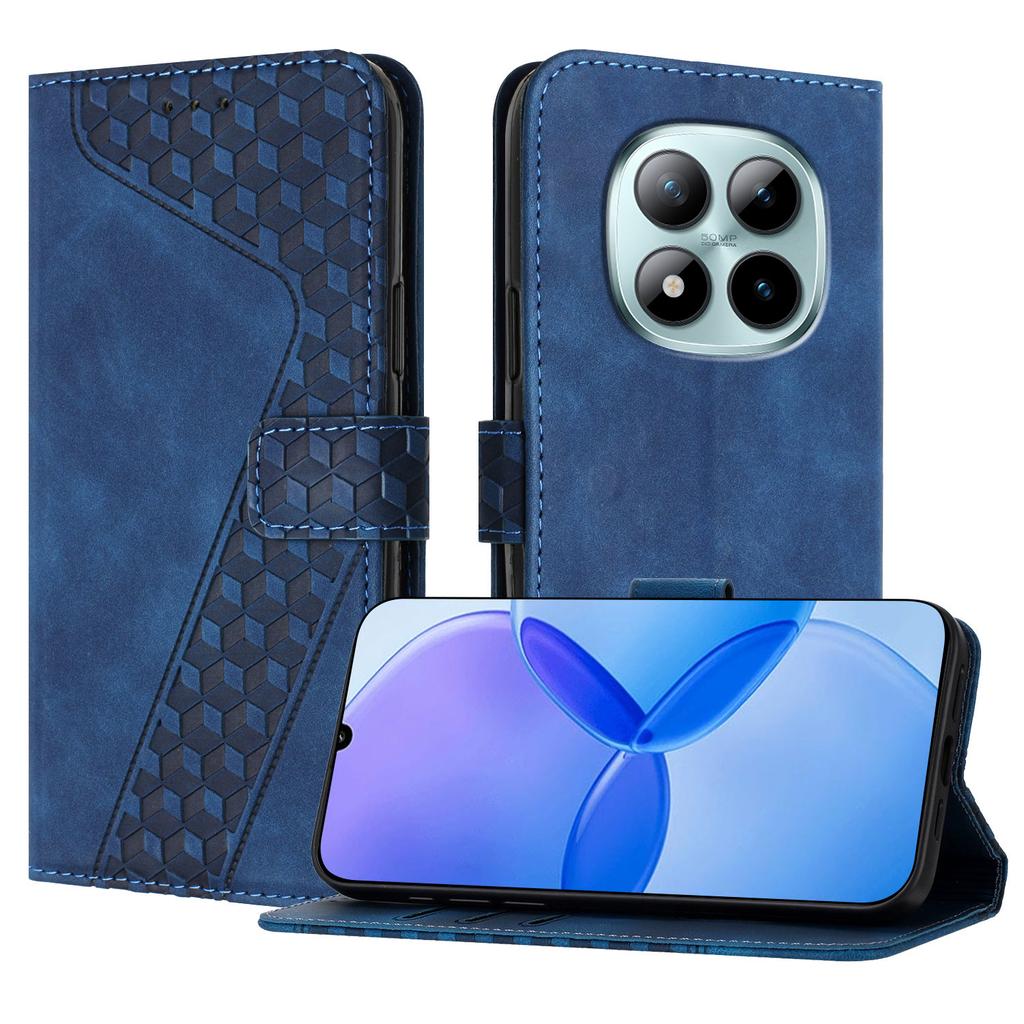 For Xiaomi Redmi Note 15 Pro+ 5G Leather Case 7-Shaped Pattern Wallet Stand Shockproof Phone Cover