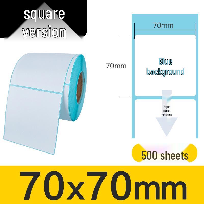 100x100x150mm Three-Proof Self-Adhesive Thermal Label Paper for Barcode Printing
