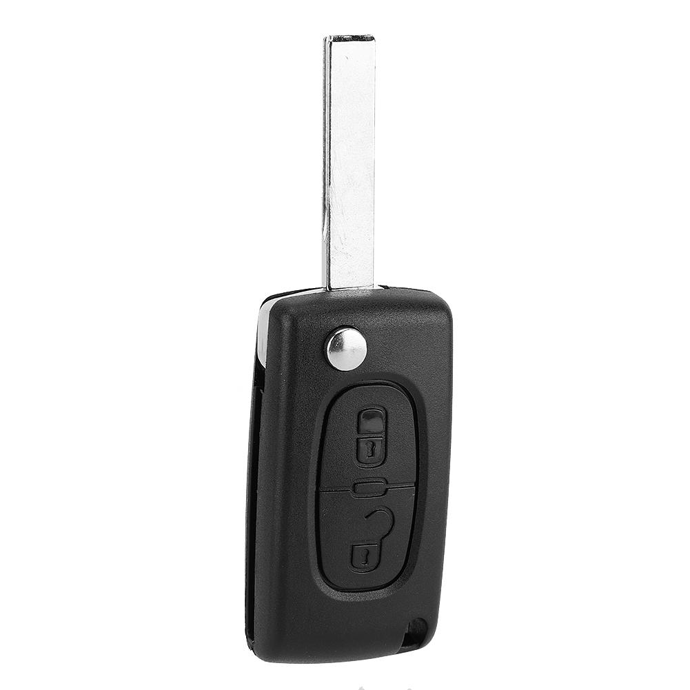 Чехол с дистанционным брелоком с 2 кнопками, подходит для PEUGEOT 2008 3008 5008