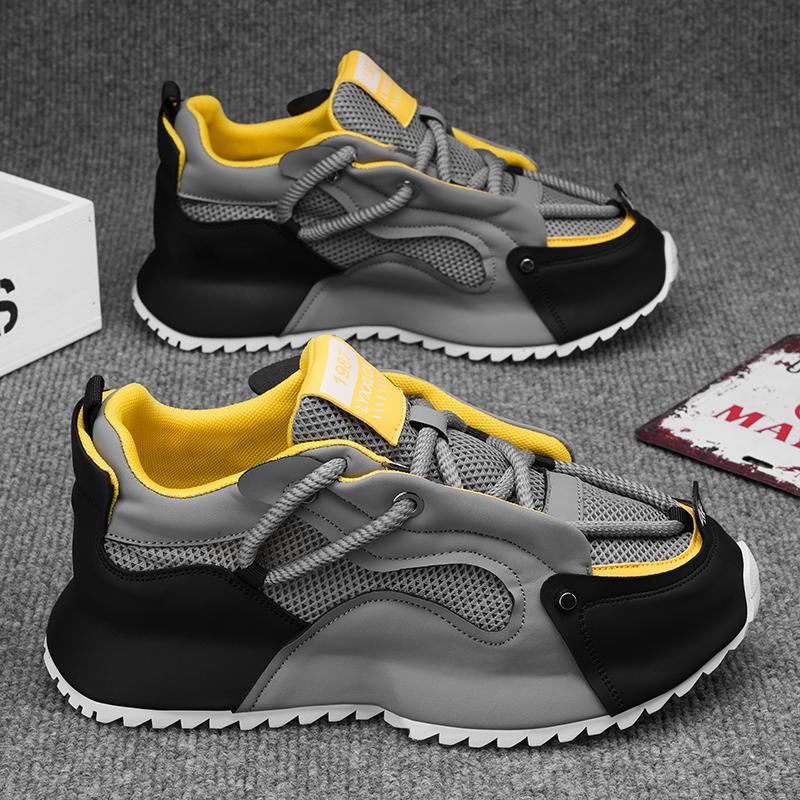 Модные мокасины Спортивная и досуговая повседневная обувь Обувь для мужчин Повседневные кроссовки Толстые мужские кроссовки Износостойкие Проветриваемые Новые