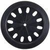 Sanei Chrysanthemum Split Sink Lid, Garbage Concealer, Hand-Cut To Size, Fits 134, 145, and 150mm, PH63-9SA, Black