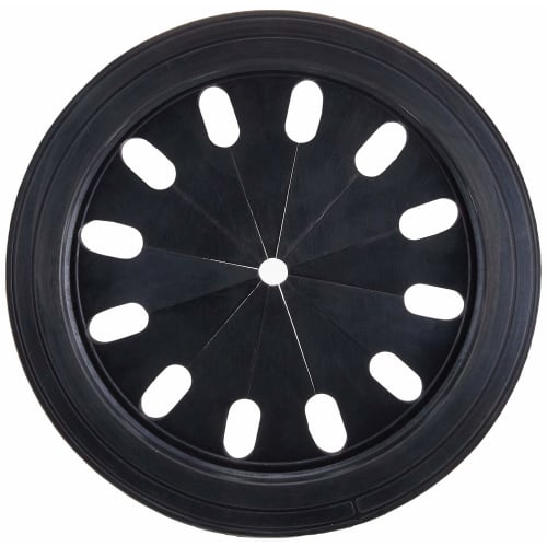 Sanei Chrysanthemum Split Sink Lid, Garbage Concealer, Hand-Cut To Size, Fits 134, 145, and 150mm, PH63-9SA, Black