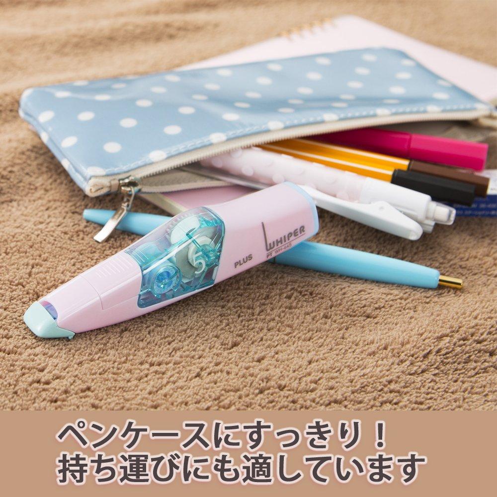 Plus Whiper PT Correction Pale Pack of x 10 Tape, 6mm, Purple, 10, 48-759