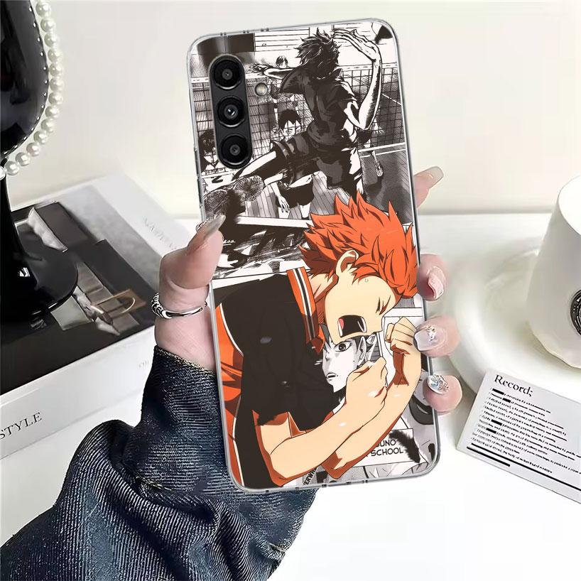 Чехол для телефона Haikyuu Oya Волейбол Аниме для Samsung Galaxy A13 A14 A15 A16 A17 A53 A54 A55 A56 A57 A33 A34 A35 A36 A37 A23 A24 A