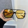 Дизайнерские прямоугольные солнцезащитные очки Женские Мужские Модные Брендовые Квадратные Солнцезащитные очки Женские Мужские Большая Рама Зеркальные Классические
