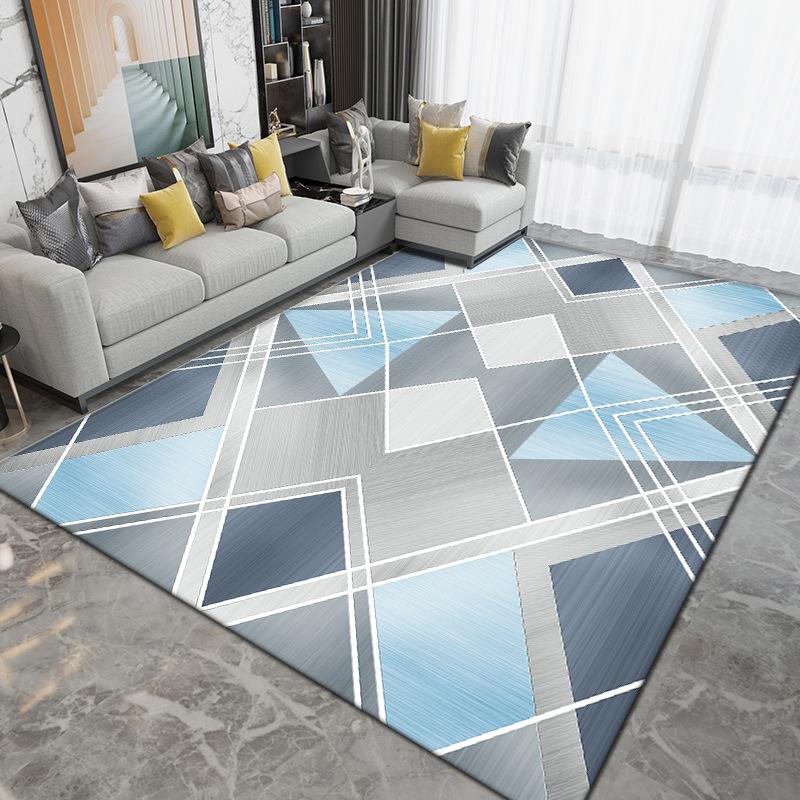 Nordic Carpet Гостиная Светлая Роскошная Коврики для Журнального Столика Спальня Большая Площадь Коврик Кухня Нескользящие Ковры
