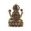 Латунная 2" Статуэтка Богини Маа Лакшми для Дома и Офиса (5x3x2 см,)
