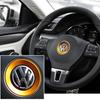 Ceyes Car Styling Steering Wheel Emblem Decorative Circle Ring Accessories Case For Volkswagen VW Golf 5 Polo Jetta Mk6 Covers RA8
