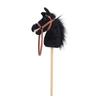 Plush Horse Riding Stick for Kids Balance Development Sturdy Wooden Pole Soft Plush Horse Head