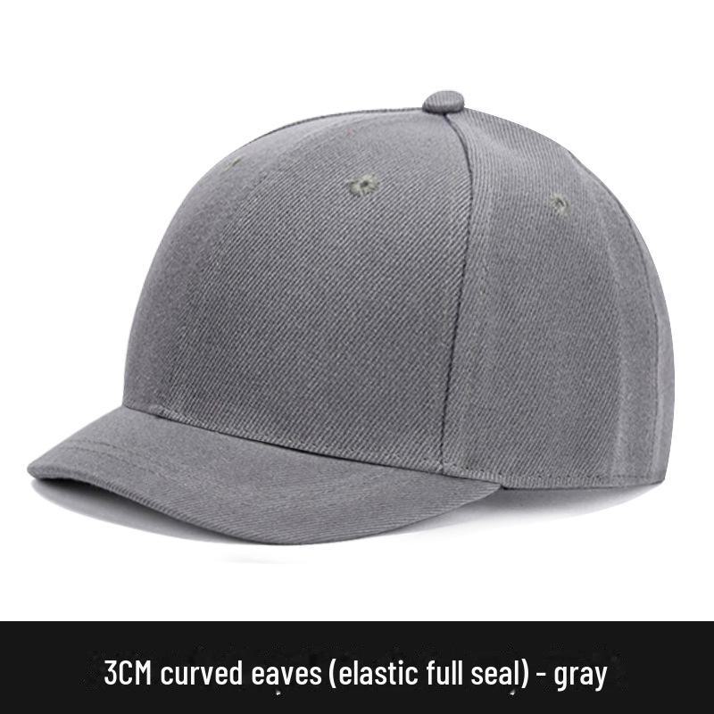 Мужская бейсболка большого размера с герметичным жестким верхом и короткими полями — модная, двусторонняя, в стиле «утконос» для пар