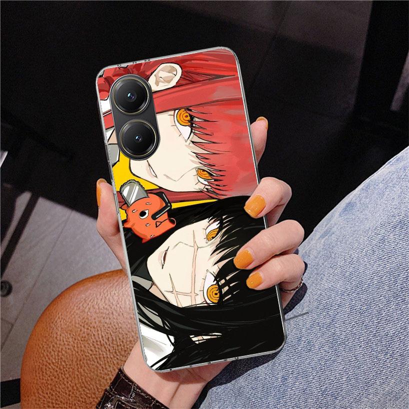 Чехол для телефона Chainsaw Man Yoru War Devil для Xiaomi Poco X7 X6 X5 Pro F7 Ultra Redmi 15C 15 13C 13 12C 12 10 10A 10C 9 9A 9C 9T
