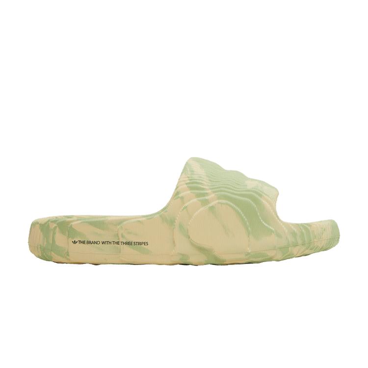 adidas Adilette 22 Slides 'Magic Lime Desert Sand'