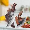 WXCOO Кухонный нож Ручной ковки Обвалочный нож для нарезки мяса фруктов барбекю Тесак Бытовые кухонные принадлежности