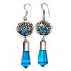 925 Silver Blue London Topaz Sterling Gemstone Earring Earrings Jewelry