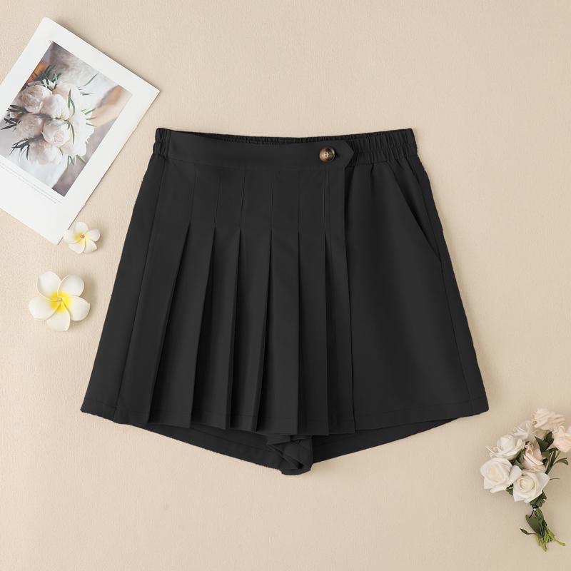 ZANZEA Женские летние свободные повседневные шорты с эластичной резинкой на талии