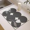 Маленький свежий коврик на столешницу, грязеотталкивающий, термостойкий, теплоизоляционная подкладка, водопоглощающий, быстросохнущий, противоскользящий коврик