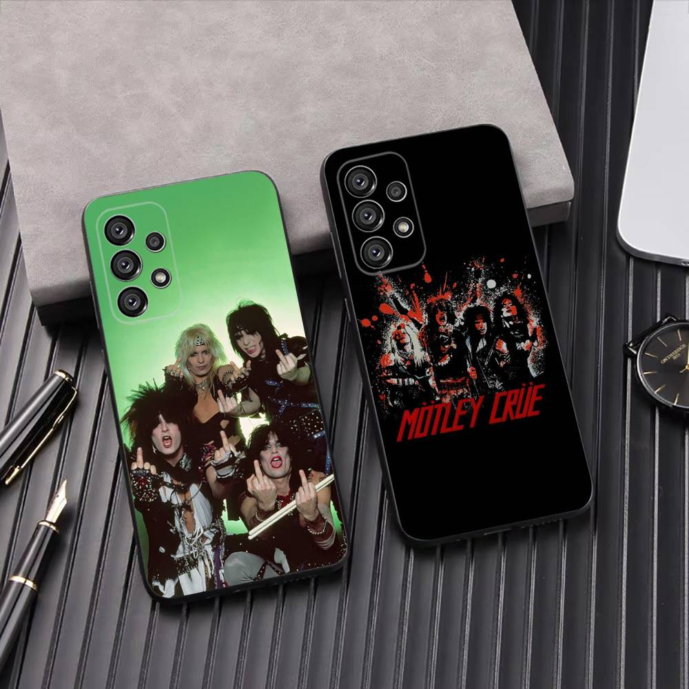 Чехол для телефона Rock M-Motley C-Crue для Samsung Galaxy A13, A21s, A22, A31, A32, A52, A53, A71, A80, A91 Мягкий черный корпус