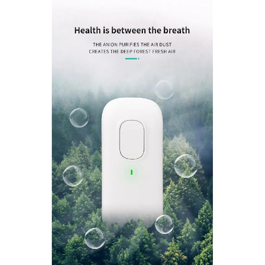 Mini Anion Purifier, Plug-in Air Purifier with Negative Ion Generator Odor Remove for Home, Toilte, Bedrooms, Bathrooms and Pet