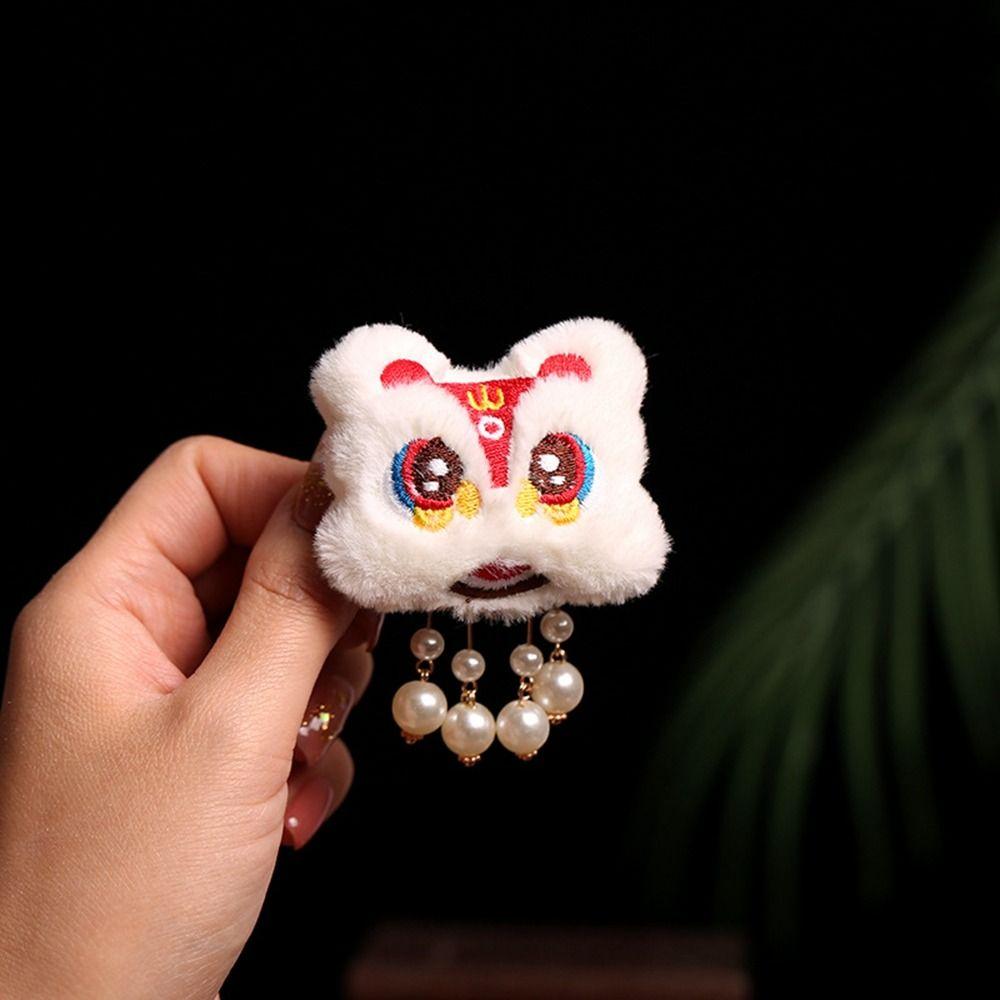 Вышивка Китайский Новый год Головные уборы Танец Льва Палочки для волос Ханфу Шпилька для волос в древнем стиле Дети