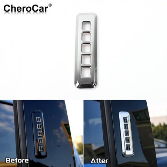 Car Door Password Code Lock Switch Button Frame Cover Trim for Ford F150 2015-21