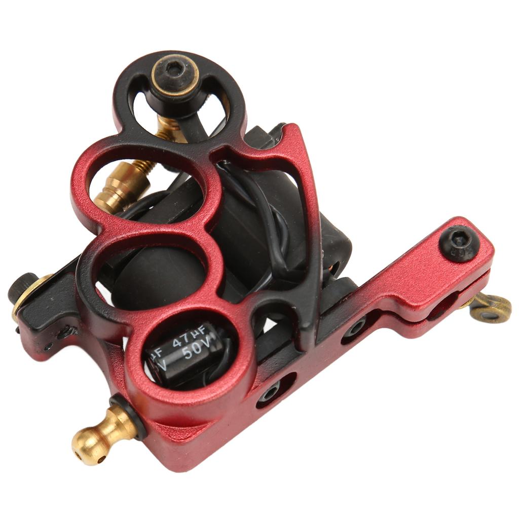 Tattoo Coil Machine Alloy 10 Wraps Liner Shader Lightweight Professional 5V Start Voltage Tattoo Machine