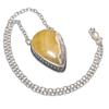 Calcite Agate Handmade 925 Sterling Silver Jewelry Necklace 20" E0q69