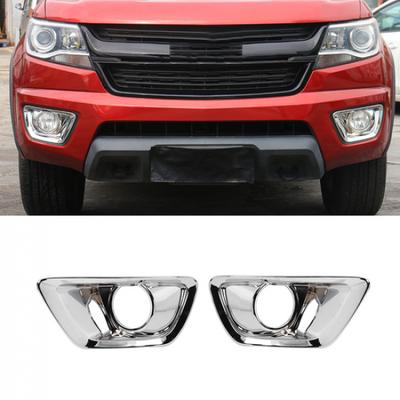 2 шт. Накладки на противотуманные фары для Chevy Colorado 2014-18 Хром