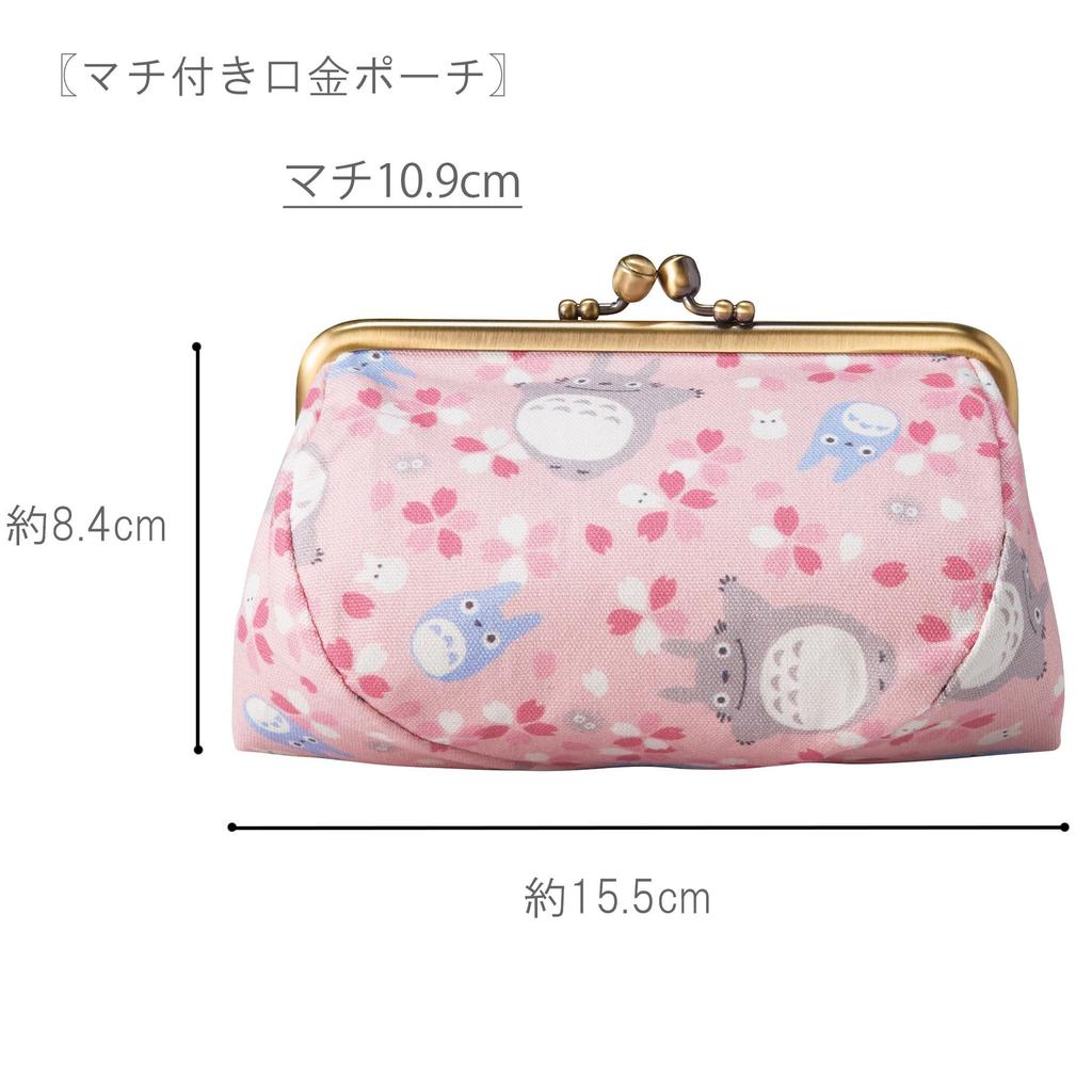 Сумка Marushin Pouch Ghibli Мой сосед Тоторо Цветущая вишня Любуясь Тоторо 1165037300 В8,4×Ш15,5×Г10,9 см