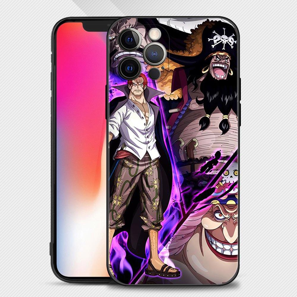 Чехол для телефона для iPhone 13 12 11 Pro Max XR X XS 8 7 Plus 13mini 12mini Силиконовый чехол Ван Пис Луффи Кайдо и Шарлотта Линлин
