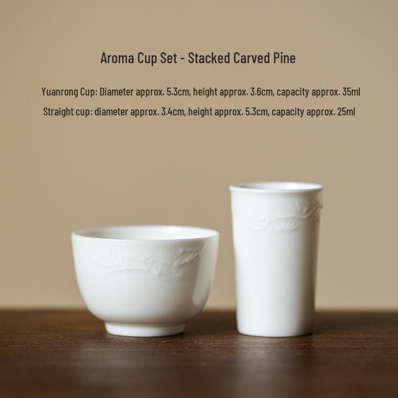 Sitaozhai Aroma Tea Tasting Cup - Single Ceramic Tea Ceremony Cup for Personal Use