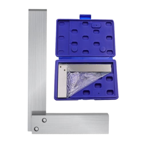 Right Angle Ruler, L-Shaped Ruler - Measuring Ruler Metal Square - L-Shaped Ruler, Carbon Steel Woodworking Square, Carbon Steel 90 Degree Wide-Seat R