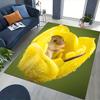 1pc Tulip Mouse Chair Mat - Anime Cartoon Design Office Desk Pad with Non-Slip Carpet for Home Decor, Suitable for All Seasons and Perfect as a Gift.C