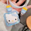 Hello Kitty Защита для зарядного кабеля и данных Чехол-протектор для Apple iPhone 18/20W Защита зарядки Защита от переломов Набор органайзеров для кабеля данных