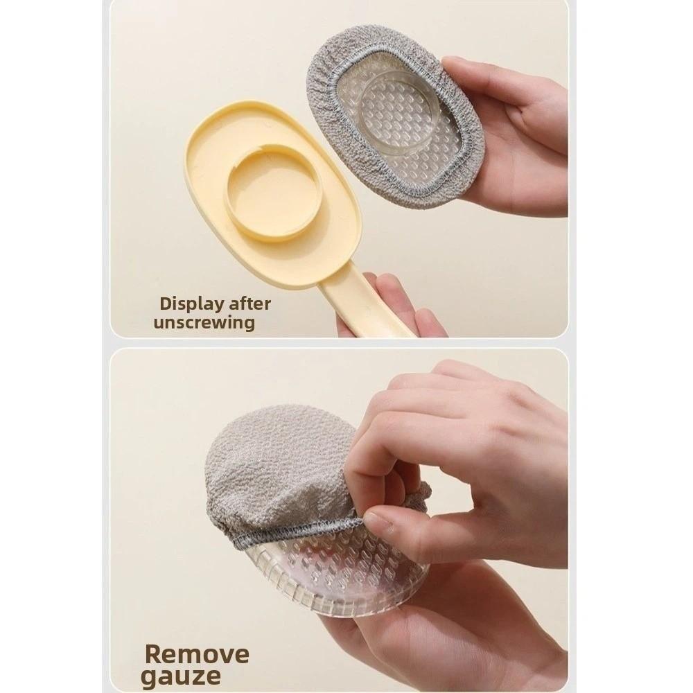 Long Handle Back Scrubber Brush Coarse/Fine Sand Exfoliating Brush Body Brush Shower