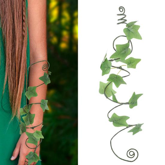 Ренессанс Фея Плющ Рука Браслет Лесной Эльф Костюм Лесной Матери Природы Хэллоуин Средневековые Косплей Аксессуары для Взрослых Женщин